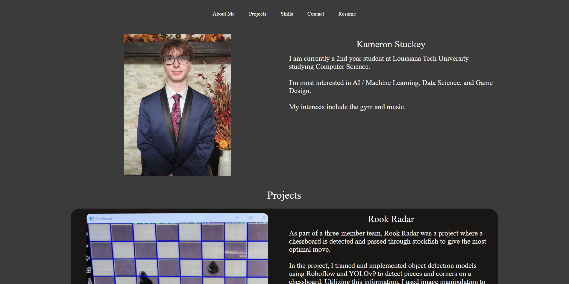 Image of website